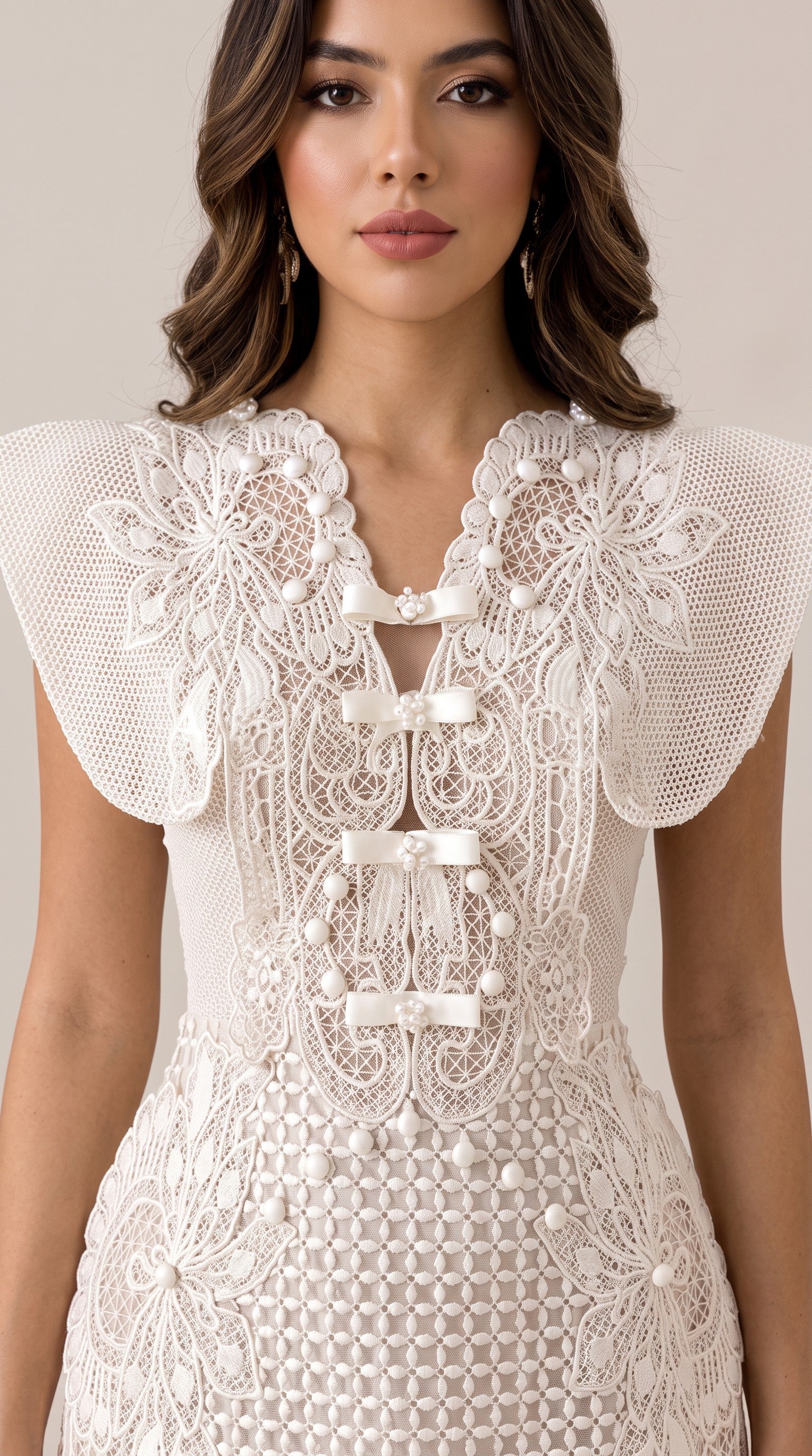 Opaline Lace Dress