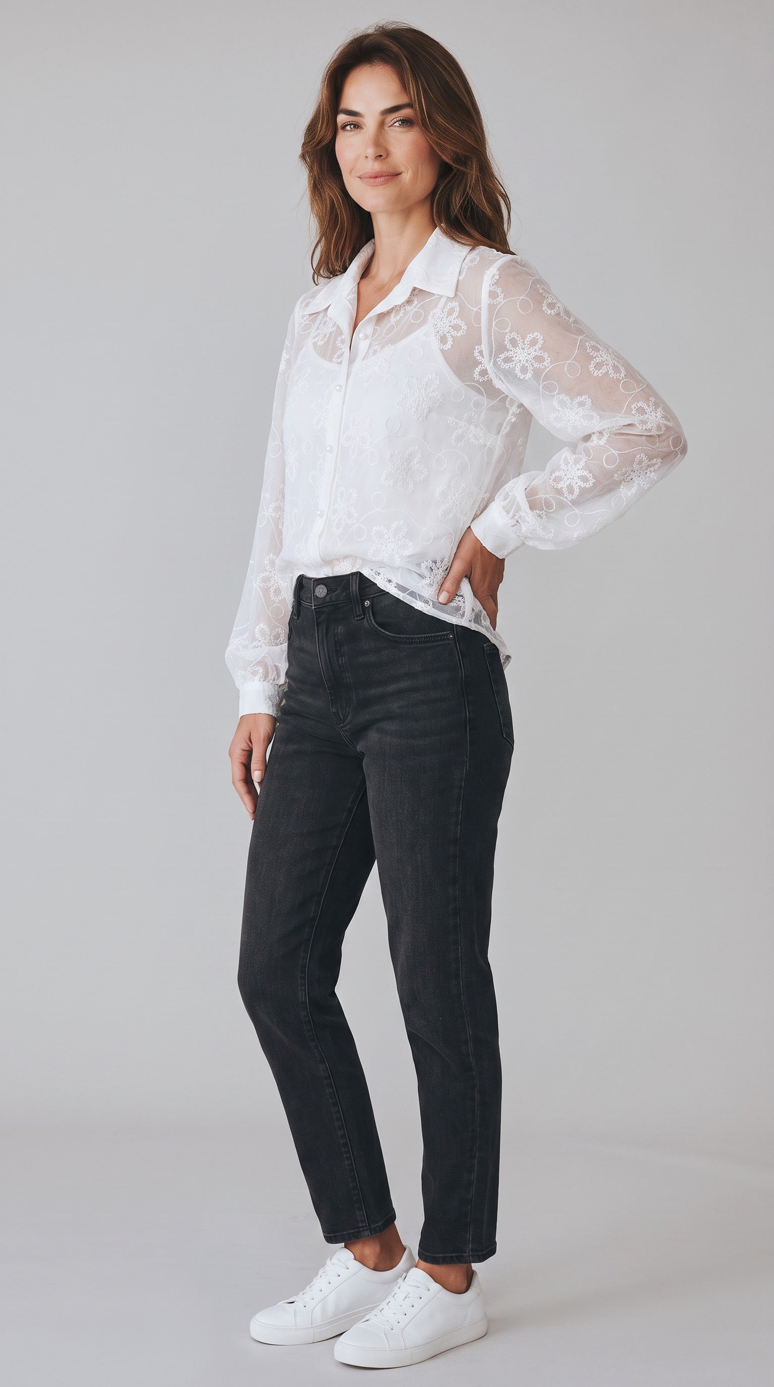 Ivory Embroided Shirt