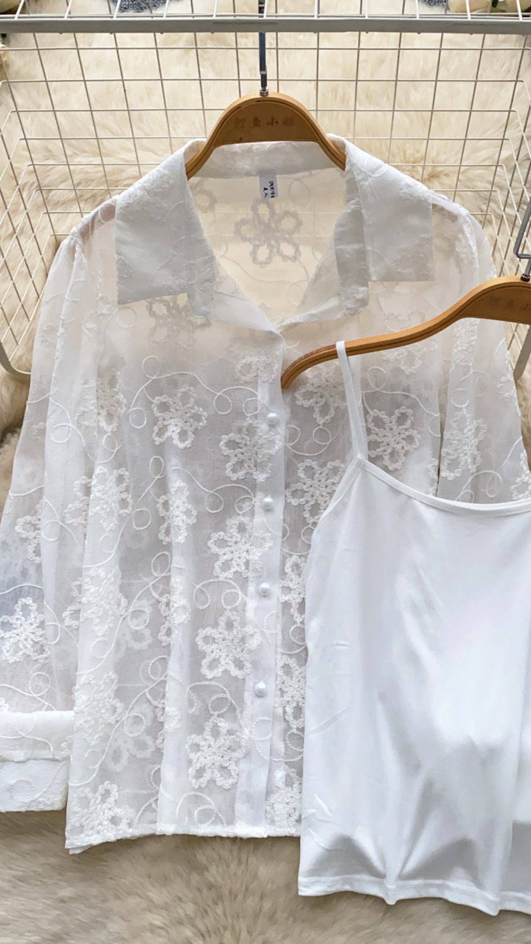 Ivory Embroided Shirt