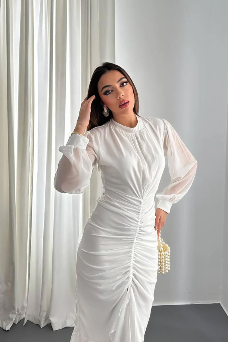 The Chiffon Fish Cut Dress