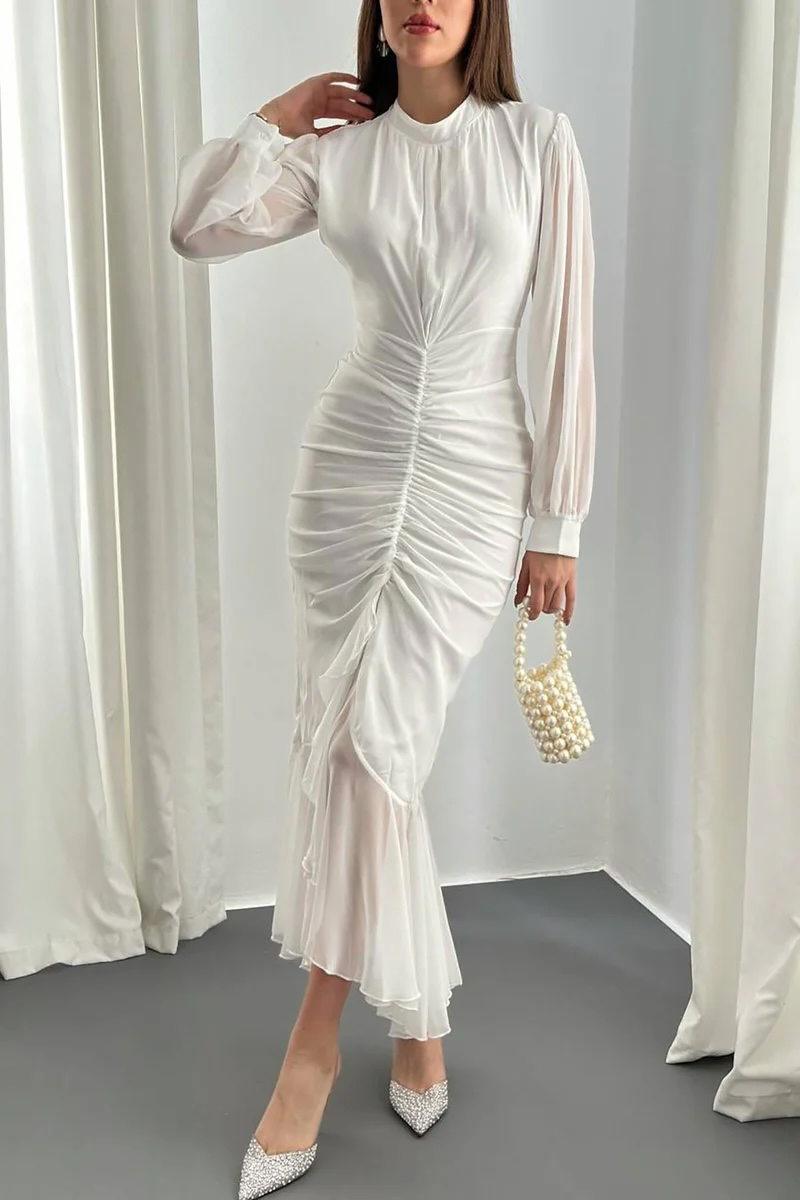The Chiffon Fish Cut Dress