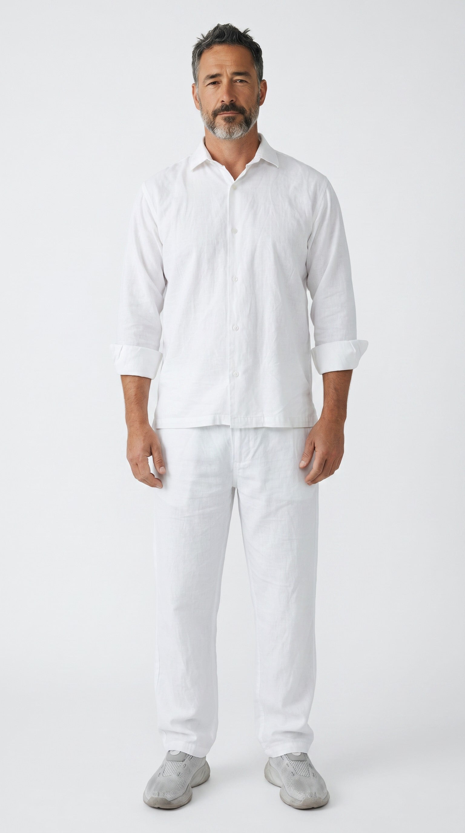 The cloud Linen Set - full sleeves