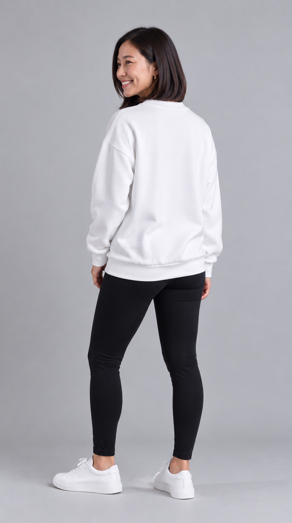 Meow Sweat White – One Size Fits All