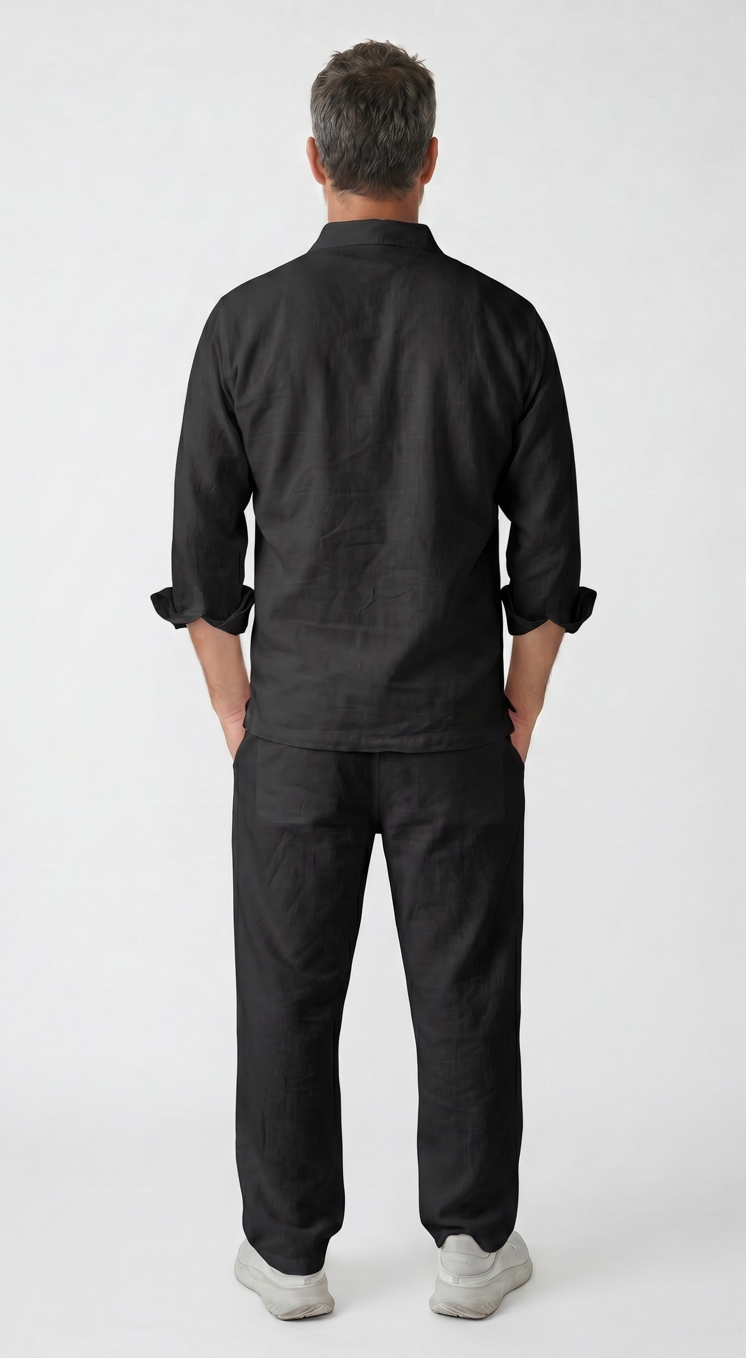 The Dark Cloud Linen Set - full sleeves
