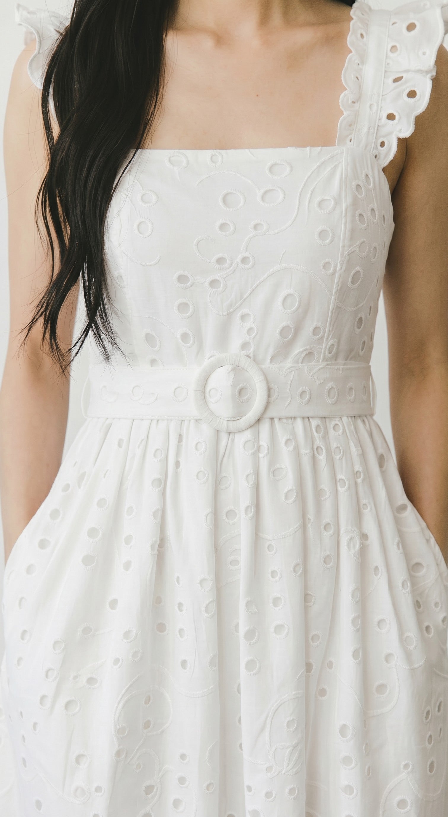 The Lace Dress - White