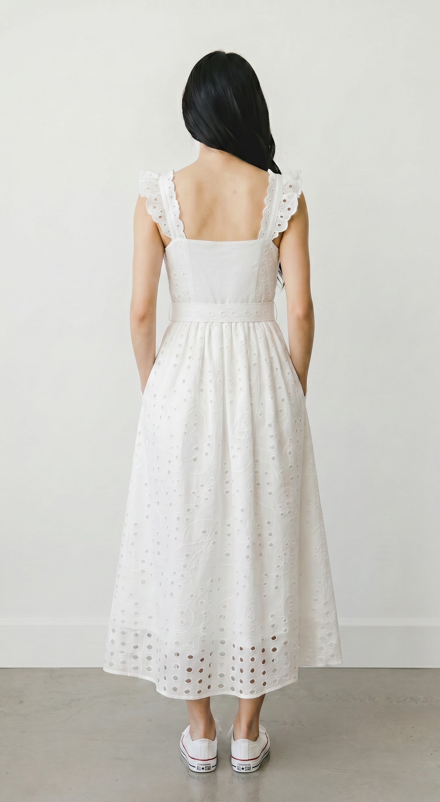 The Lace Dress - White