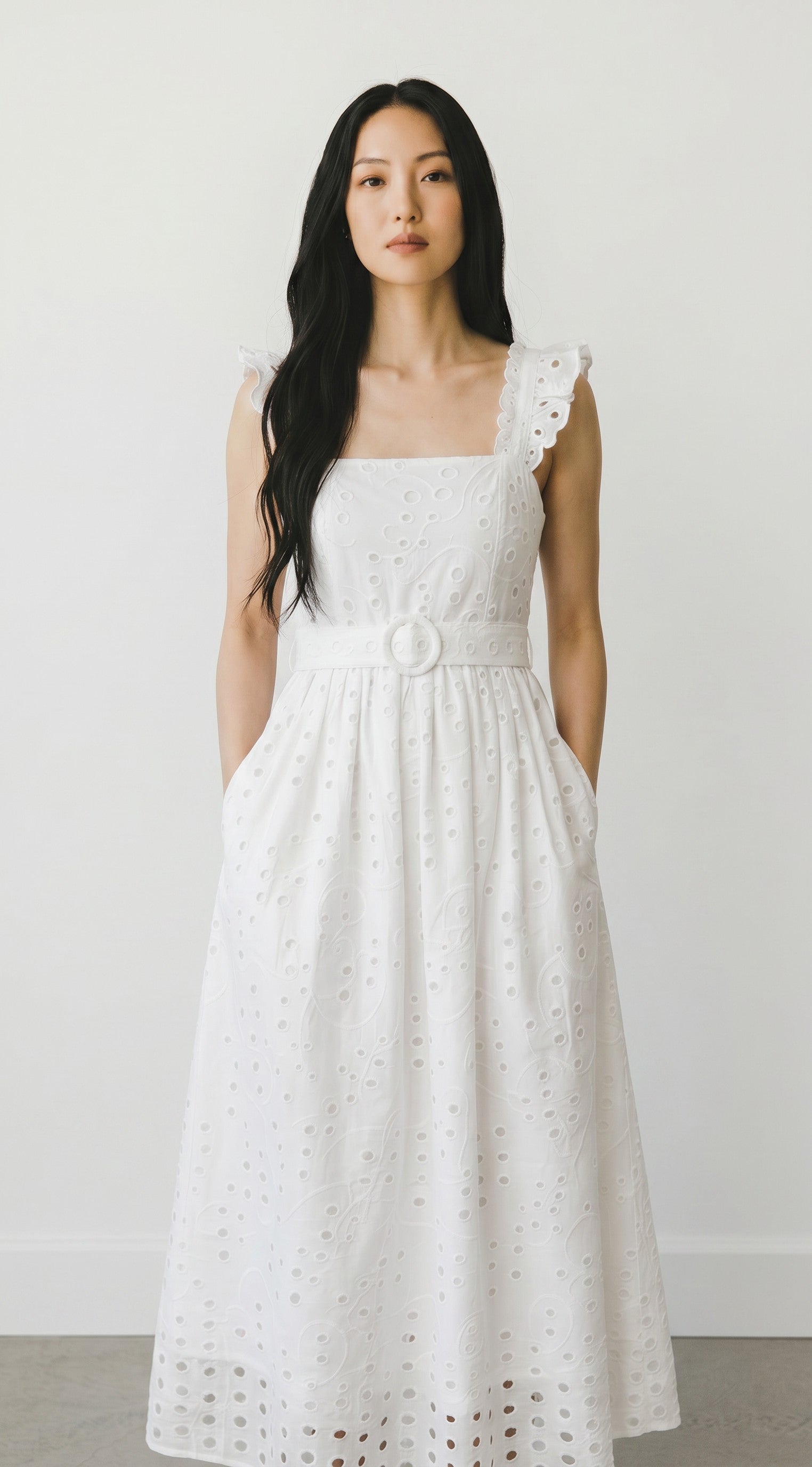 The Lace Dress - White