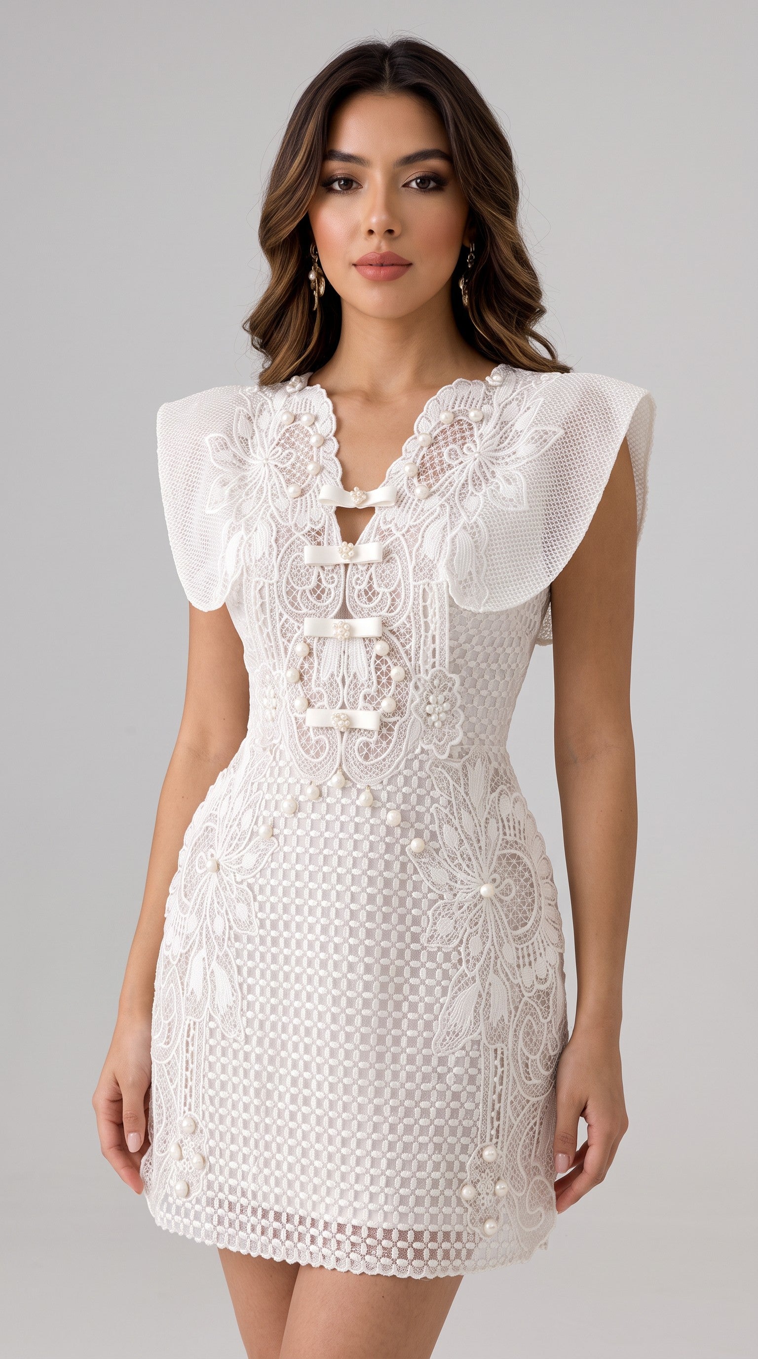 Opaline Lace Dress