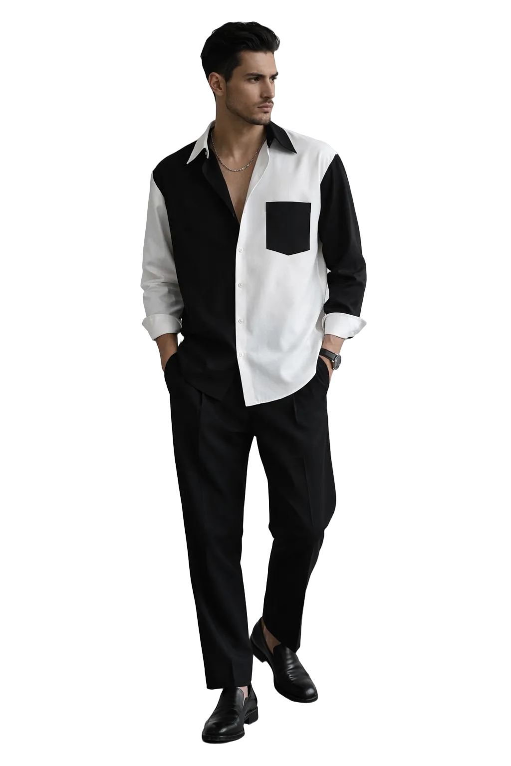 Yin-Yang Block Shirt