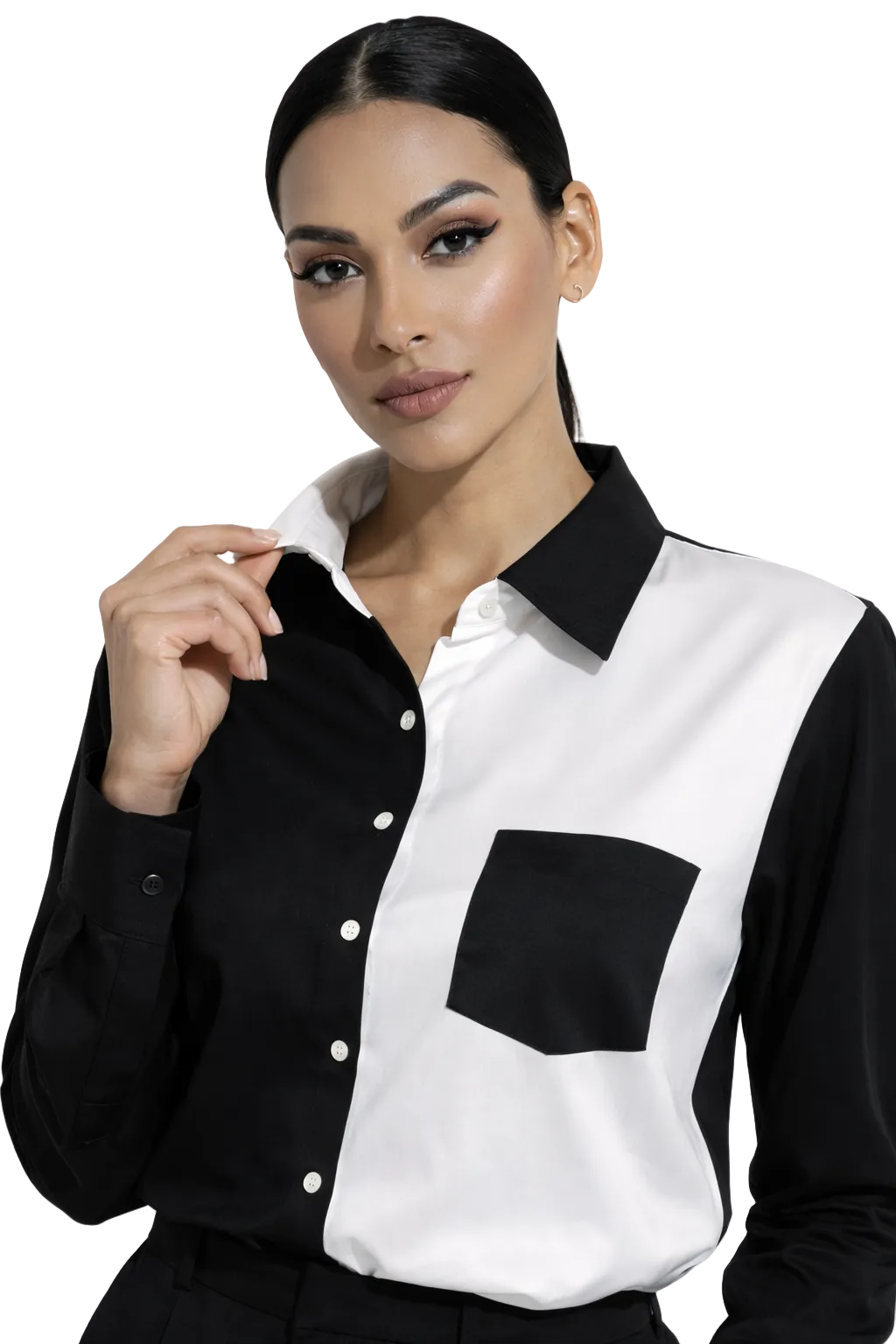 Yin-Yang Block Shirt - W