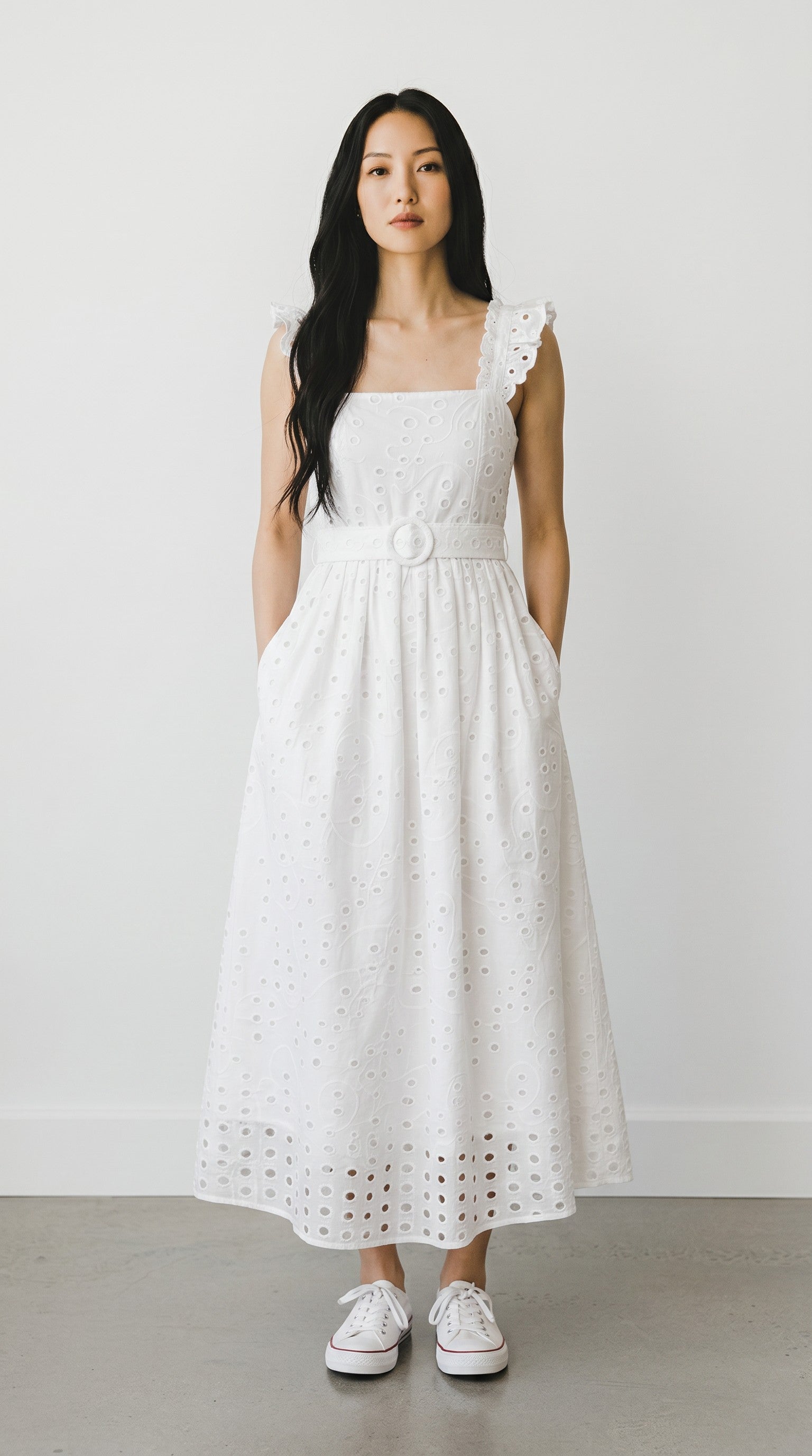 The Lace Dress - White