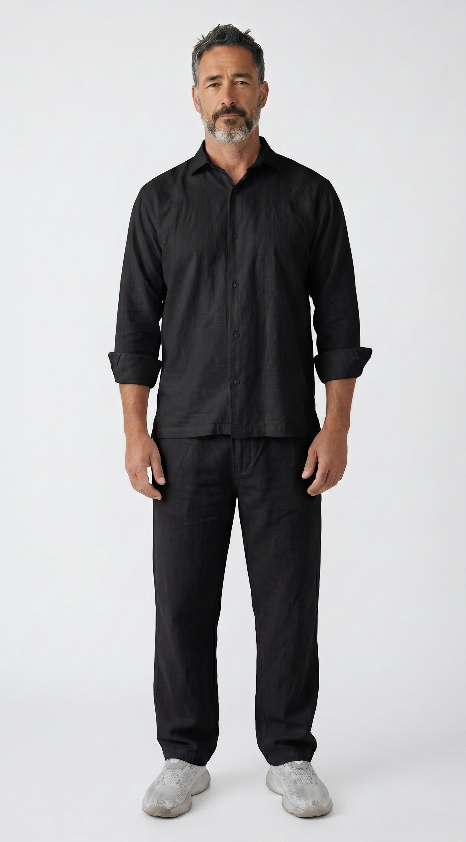 The Dark Cloud Linen Set - full sleeves