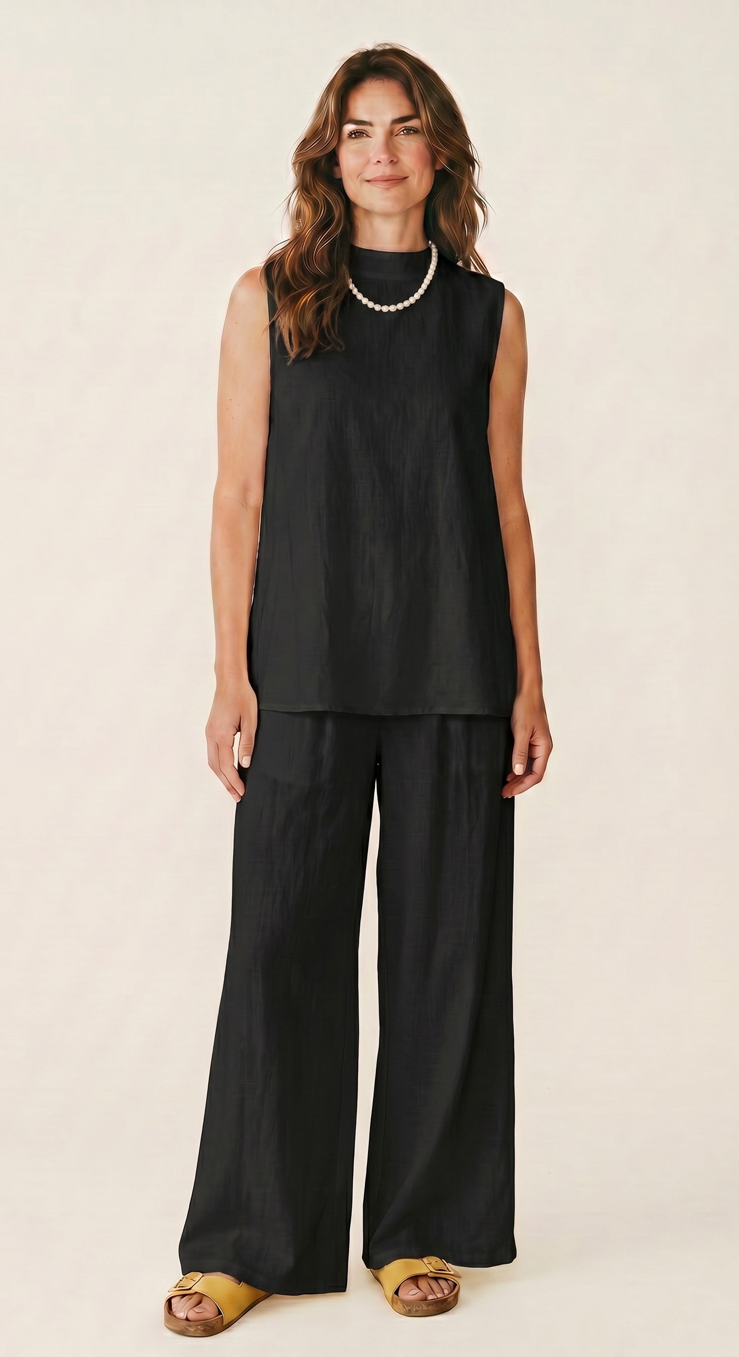 The Linen Set - Black